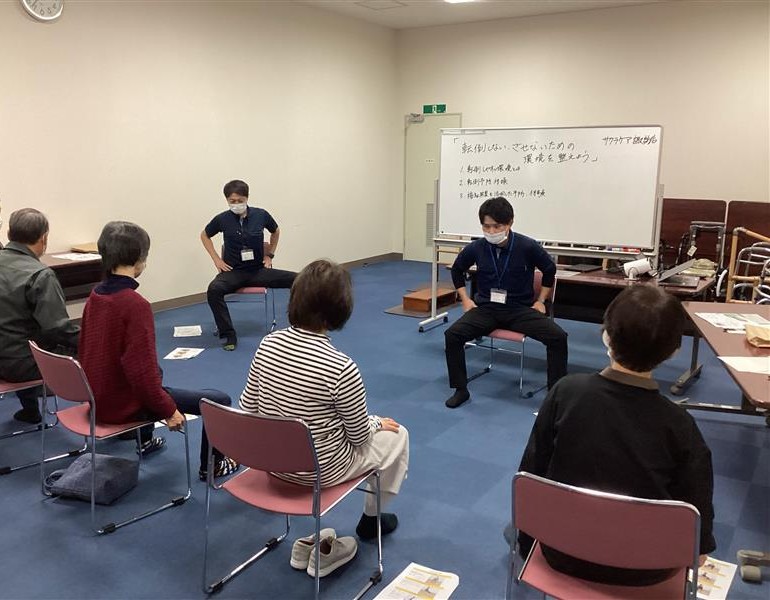 介護教室の様子