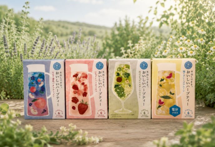 4種類のハーブティー